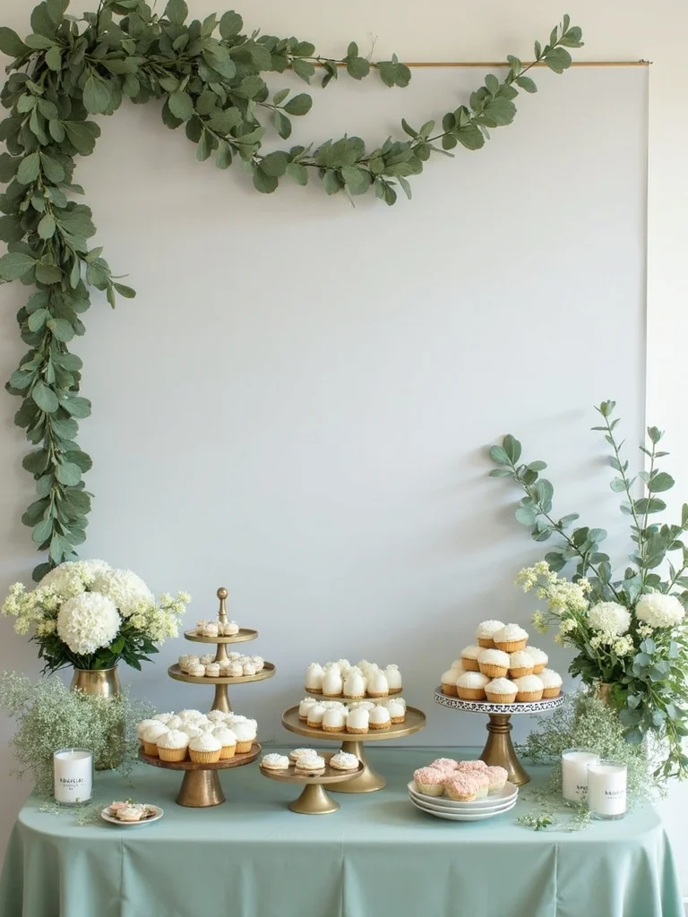 sage and white elegance