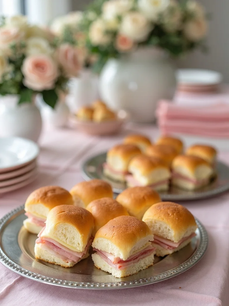 savory ham and cheese sliders