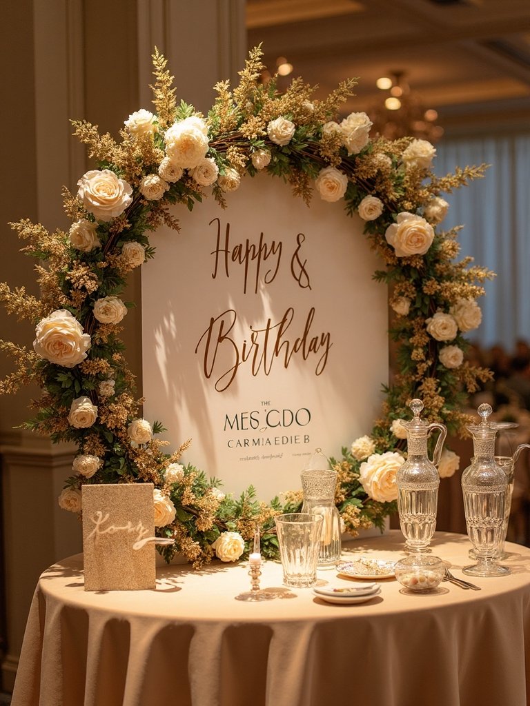 seasonal customized interactive wedding wreath