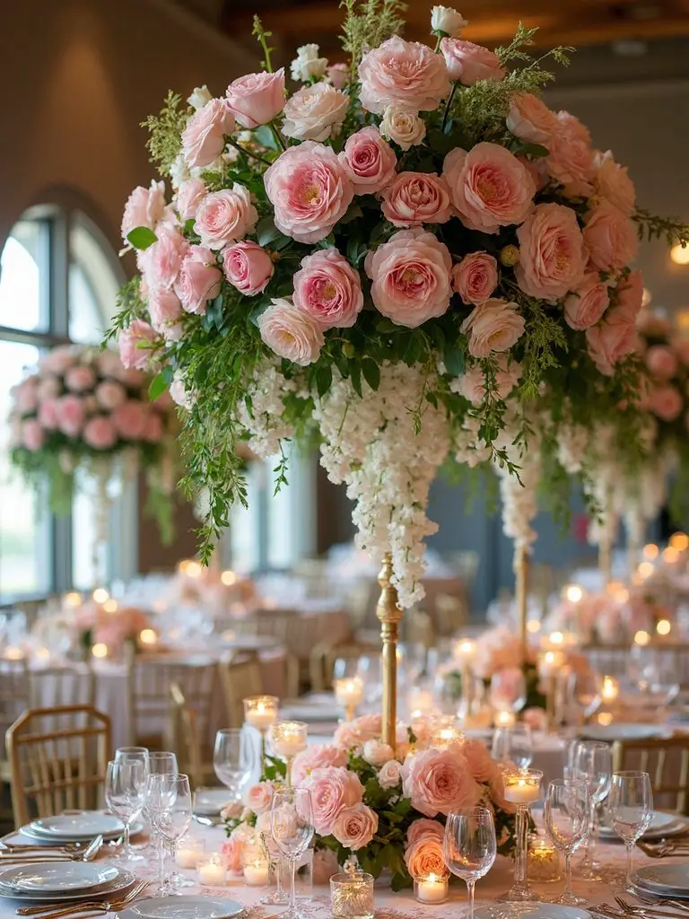 seasonal floral chandelier design versatility