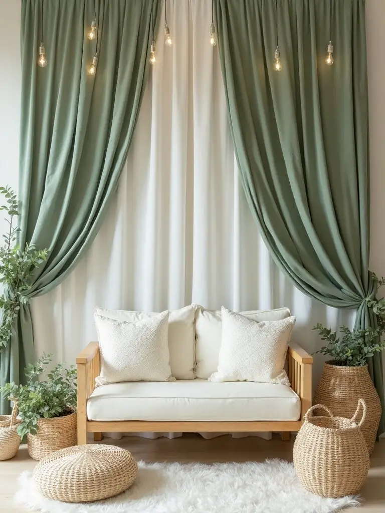 serene baby shower ideas