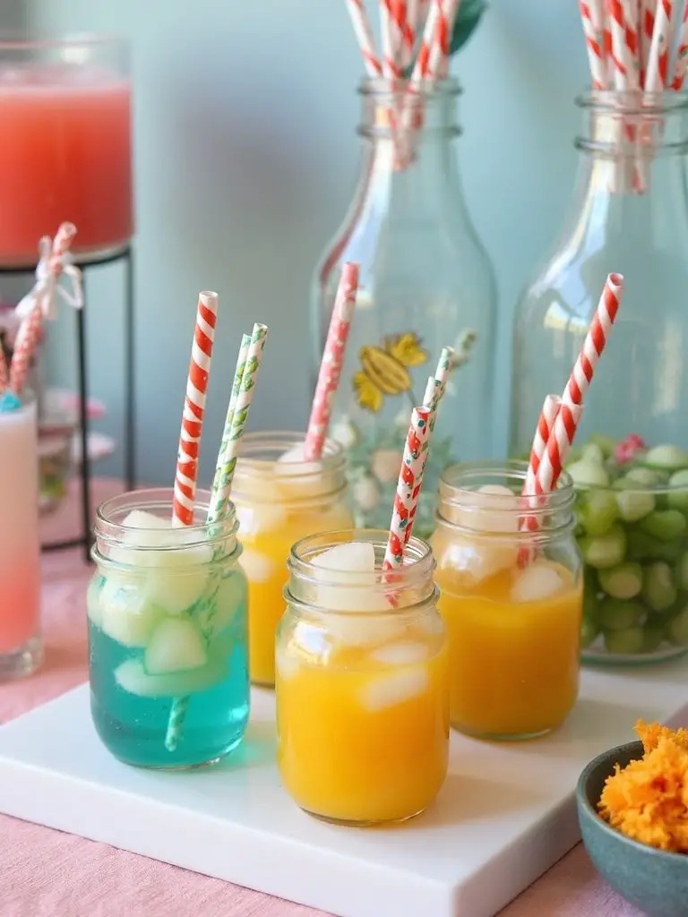seuss inspired colorful beverages