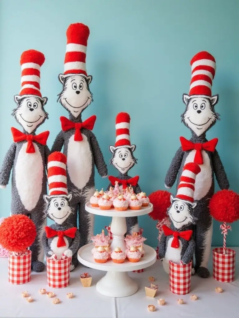 seuss themed costume photo props