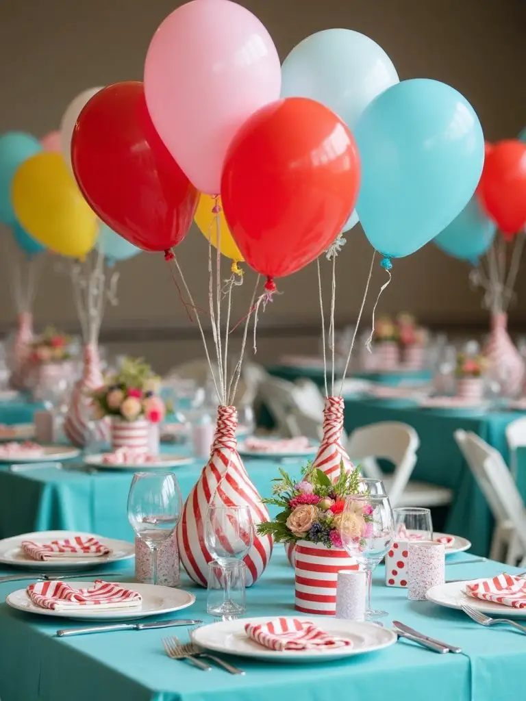 seuss themed table decorations