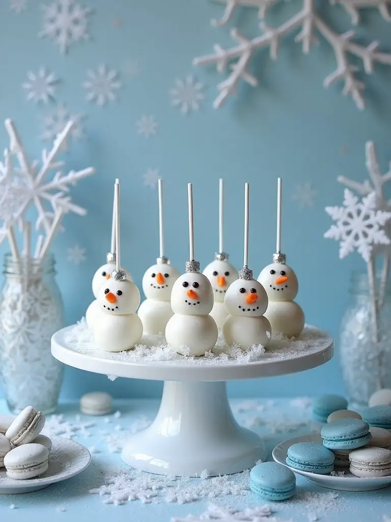 snowman building kit favors