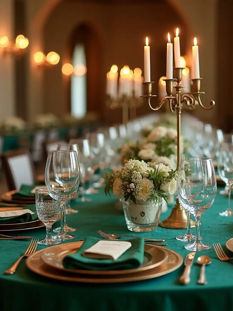 sophisticated lavish refined jewel toned