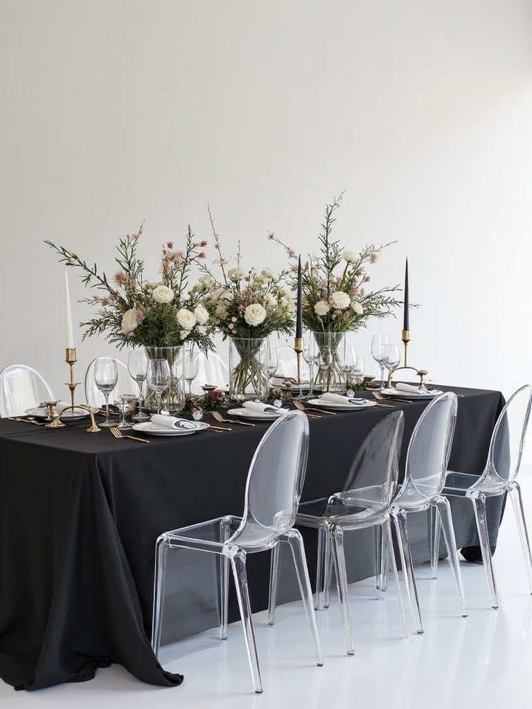 sophisticated minimalist seating chart designs