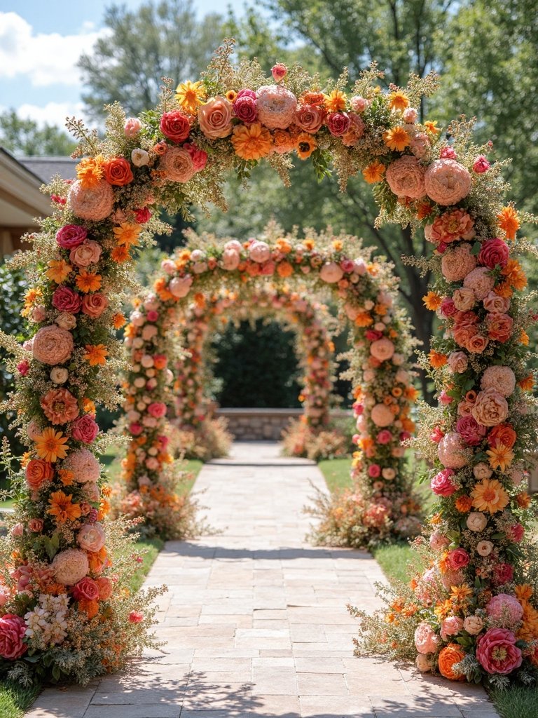 sophisticated whimsical floral garden wonderland