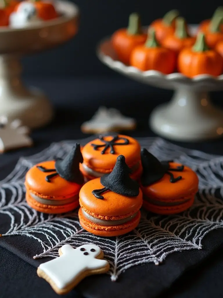 spooky halloween snack table