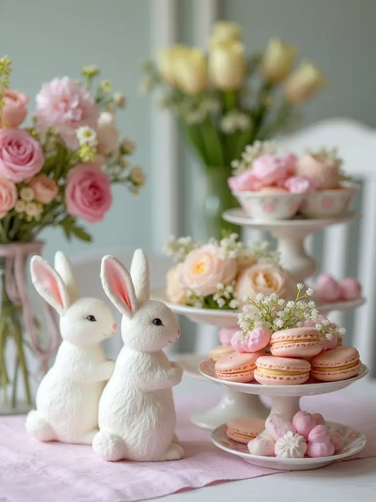 spring garden table settings