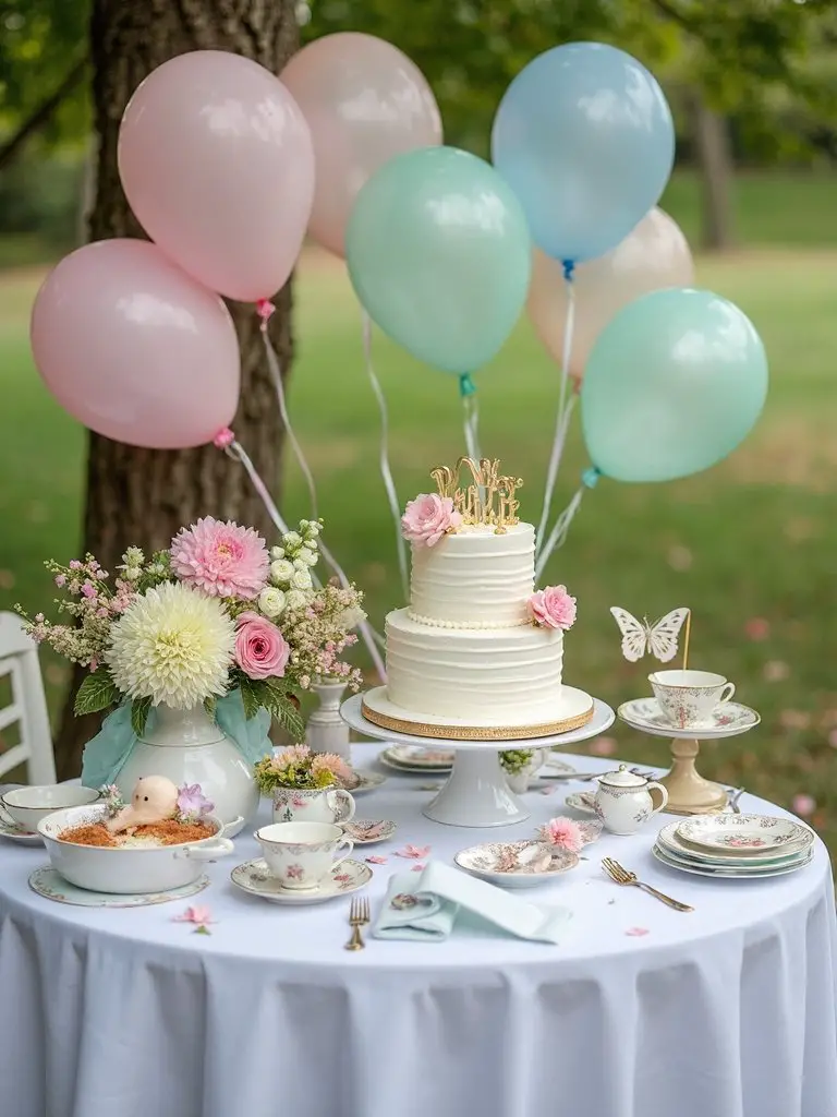 spring themed baby shower ideas