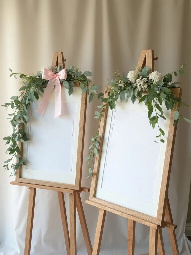 stylish baby shower signage