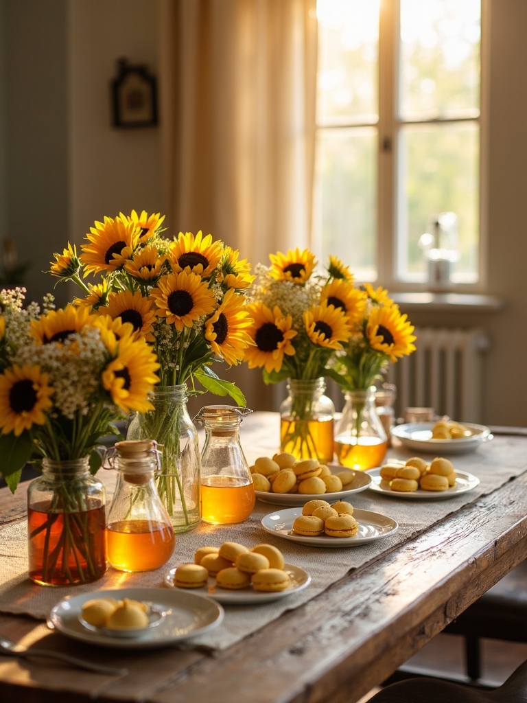 sunflower baby shower ideas
