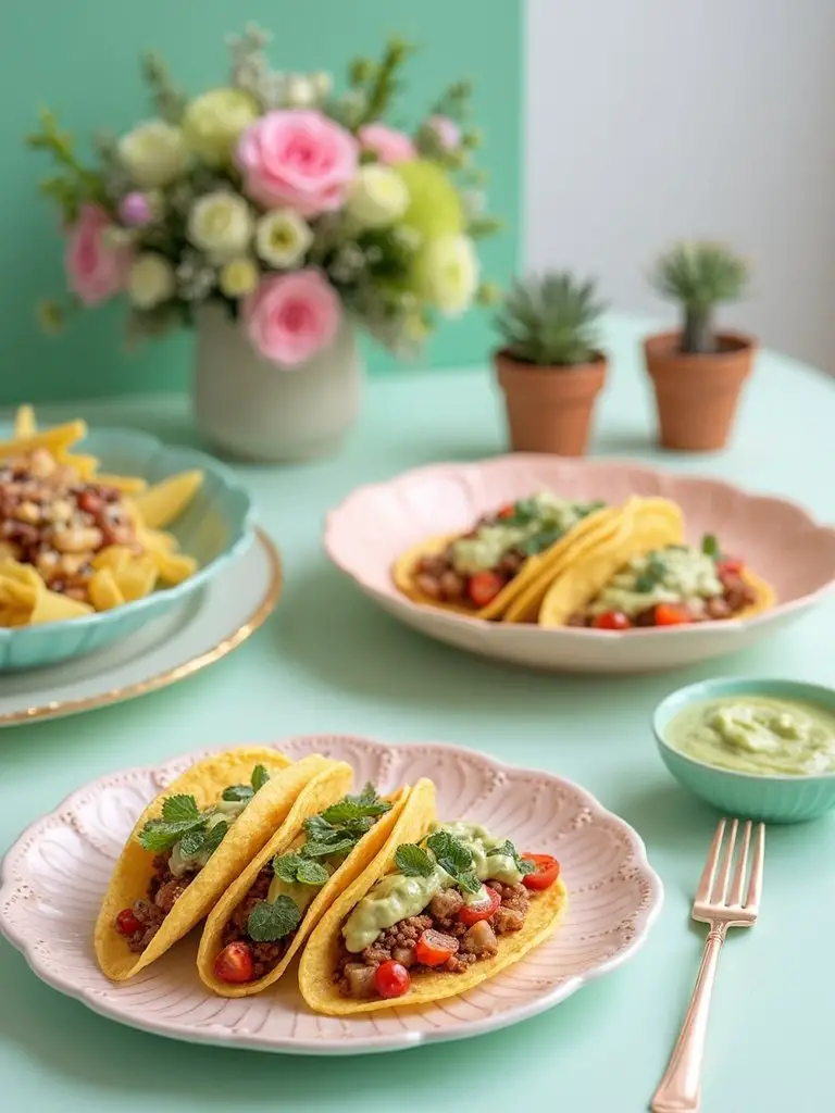 taco bar baby shower ideas