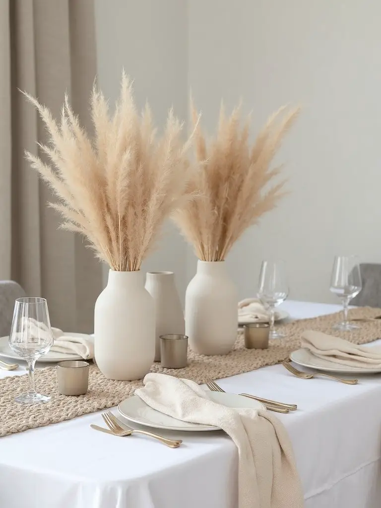 tactile minimalist textile arrangements