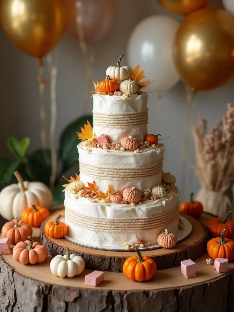 thanksgiving themed baby shower ideas