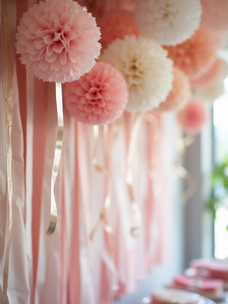 theme colored garlands diy
