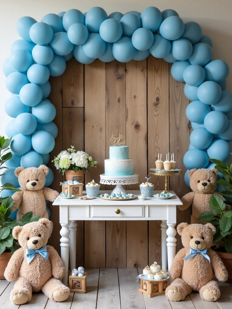 themed baby shower photo booth