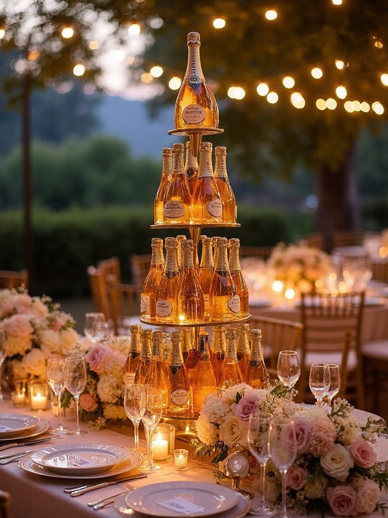 timeless stylish refined celebration centerpiece