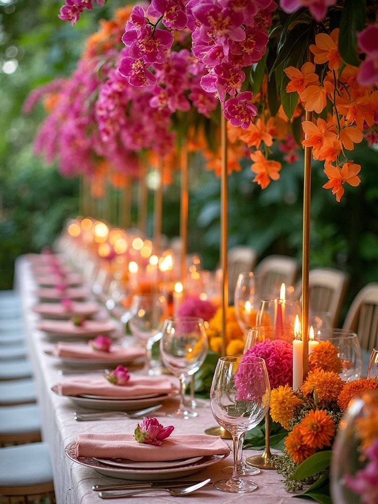 tropical orchid cascading elegant