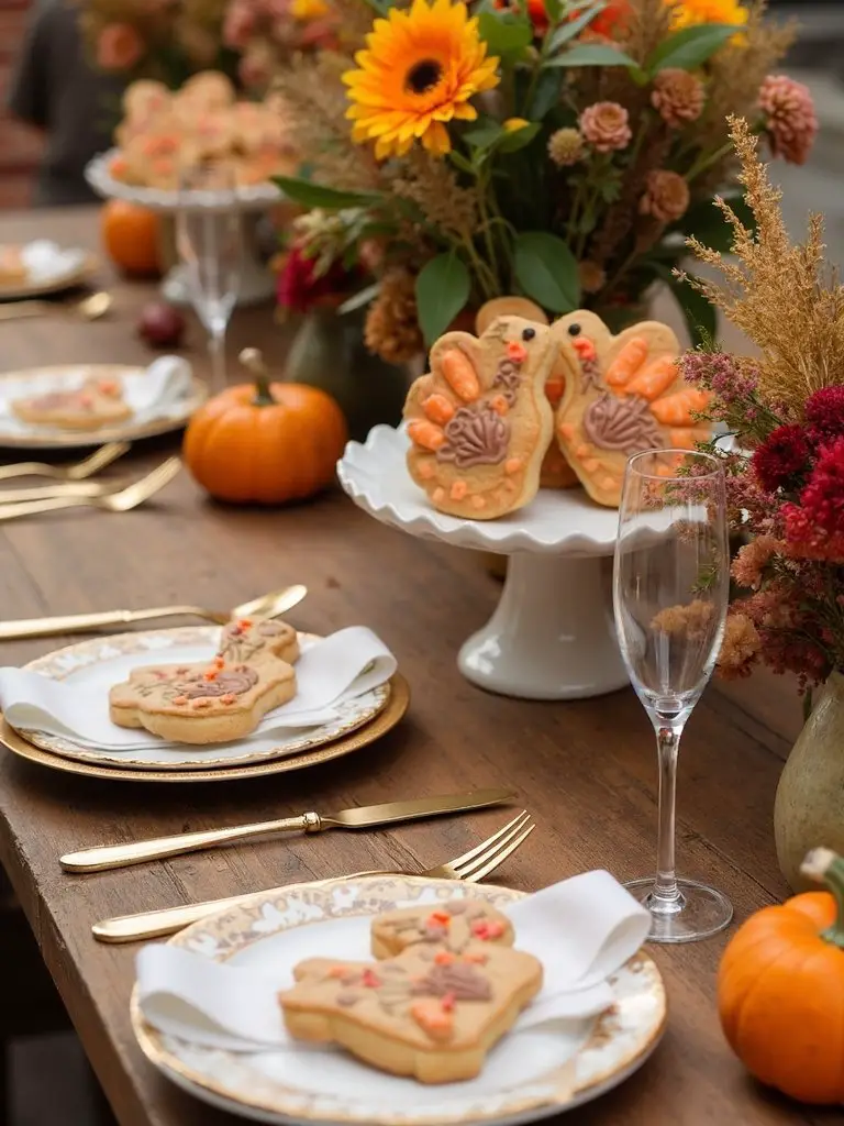 turkey themed party favors