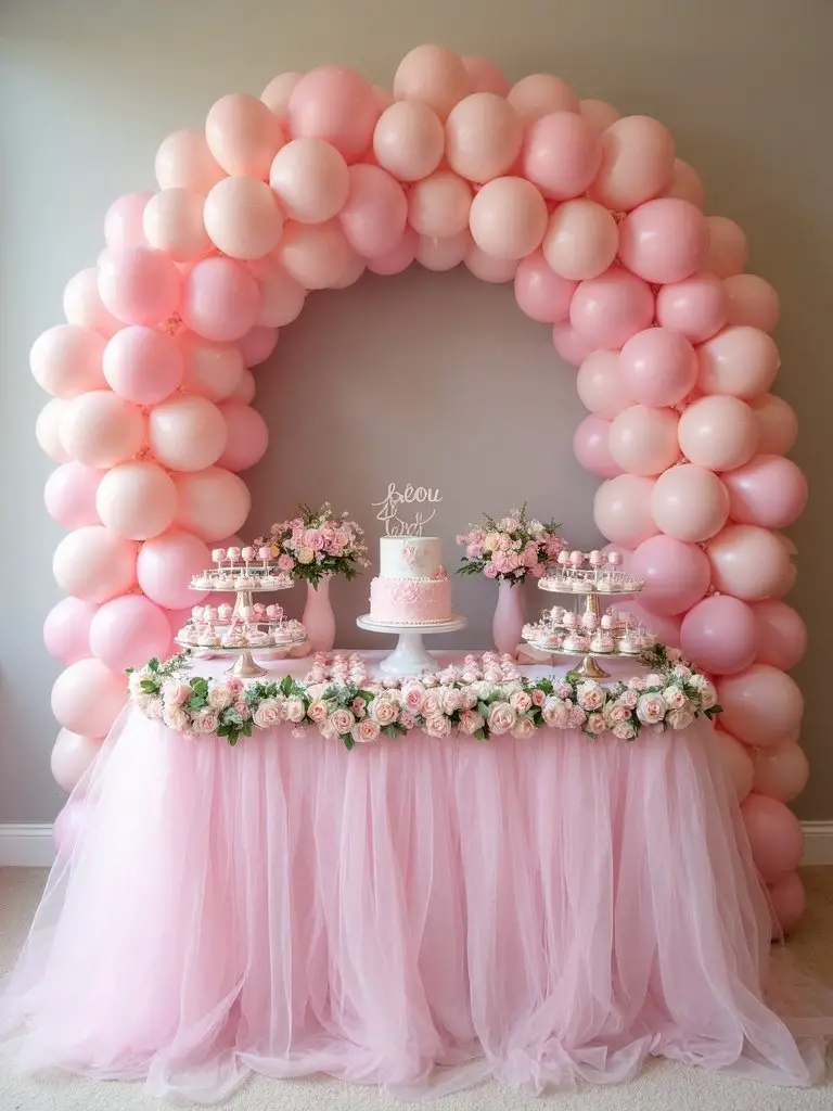 twin girls baby shower