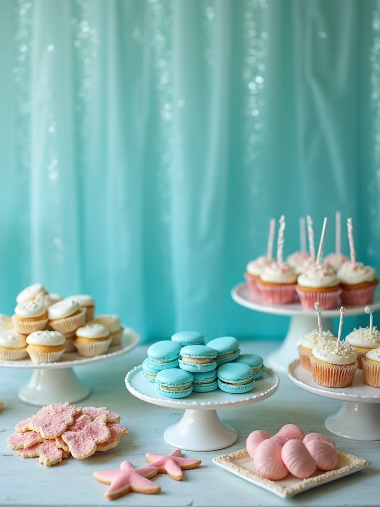 underwater themed dessert display