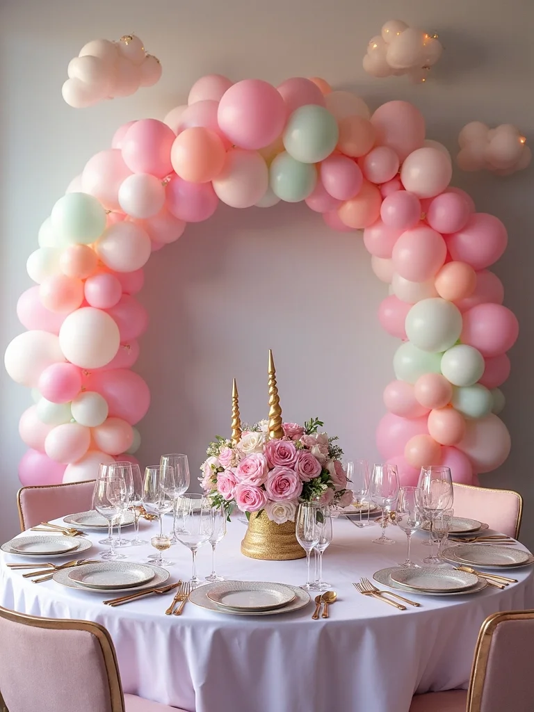 unicorns and rainbows celebration