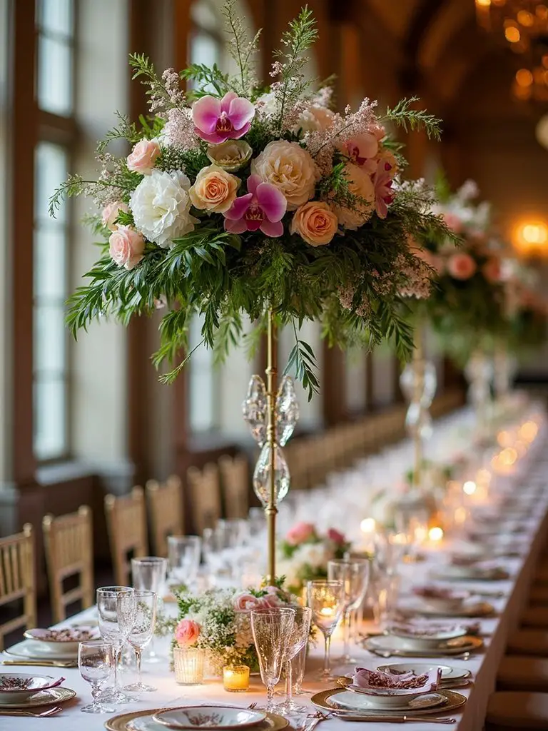 visually striking botanical floral arrangements