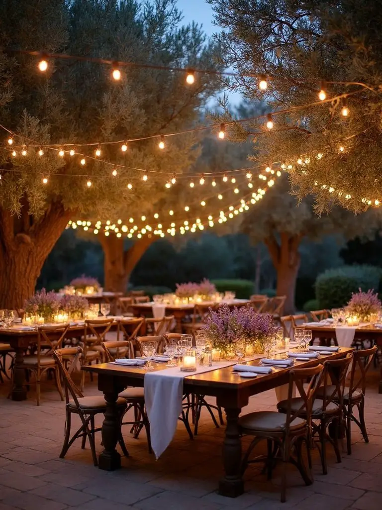 warm romantic coastal mediterranean ambiance