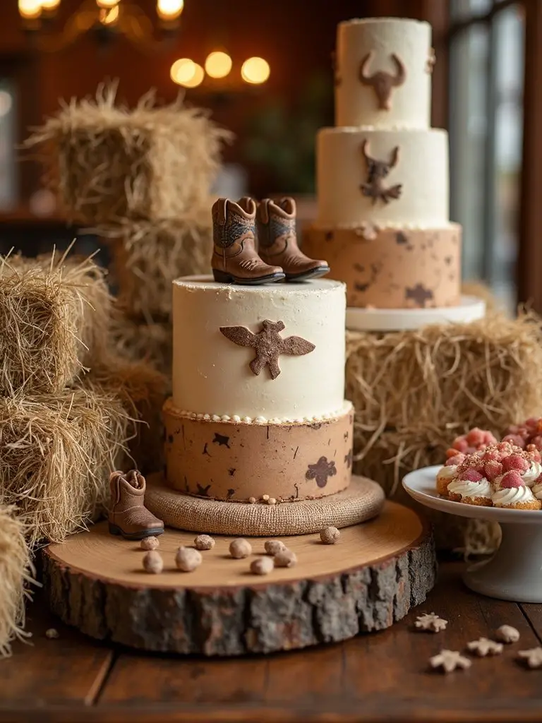 western rodeo cake decorations