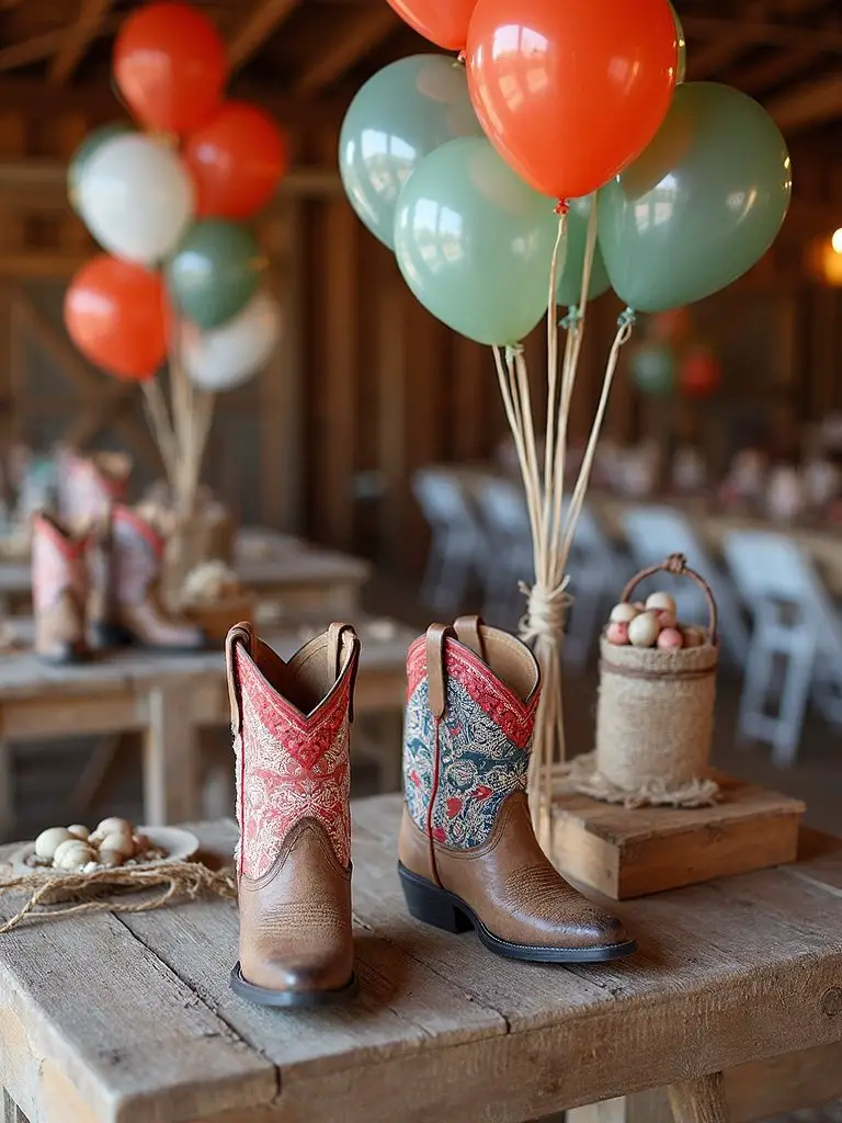 western themed balloon decorations