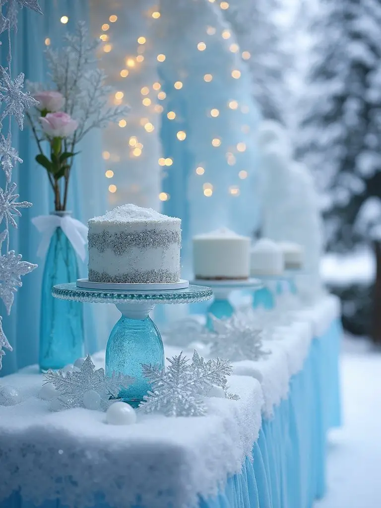 winter themed party favors