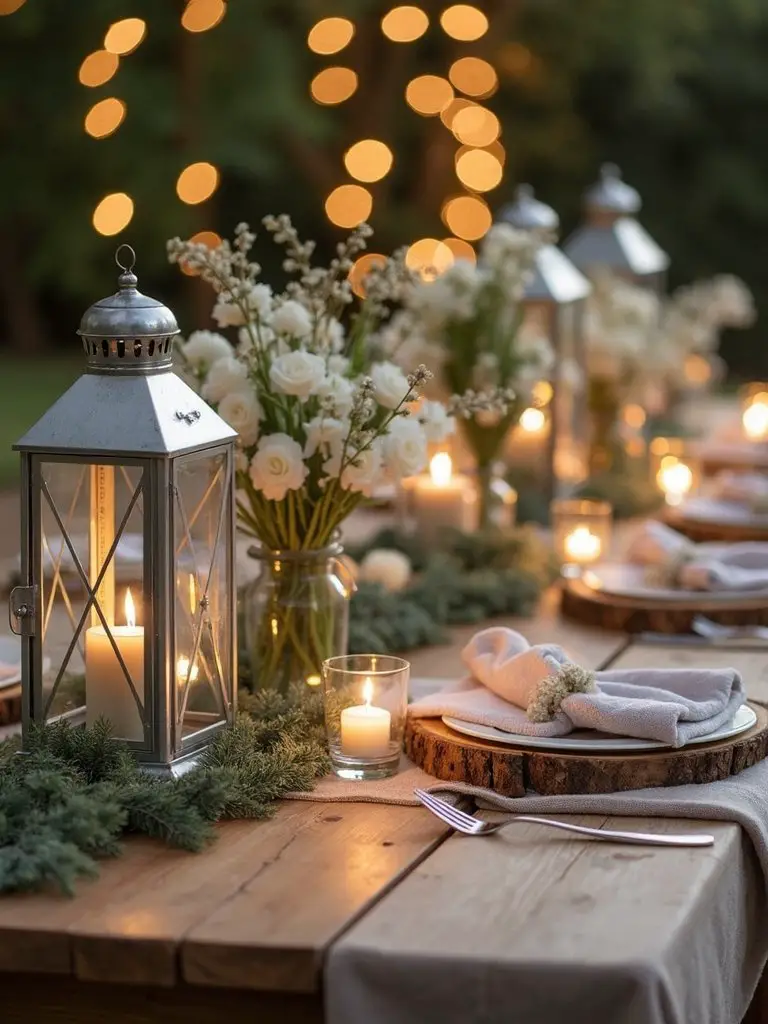 winter woodland baby shower