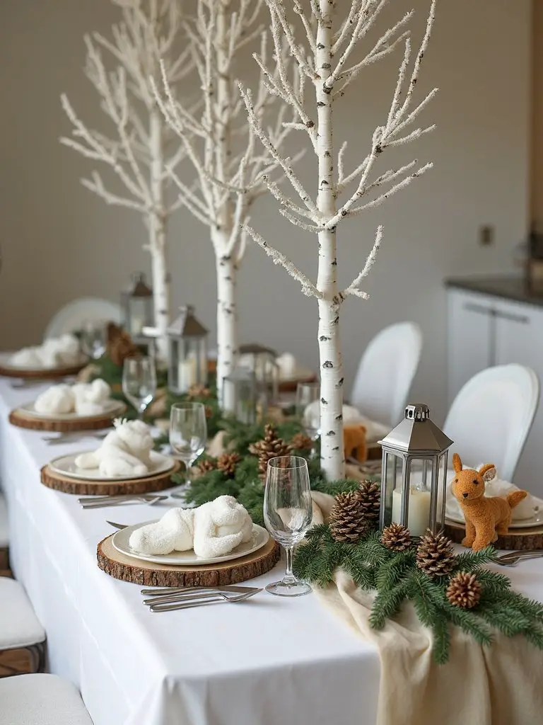 winter woodland color palette