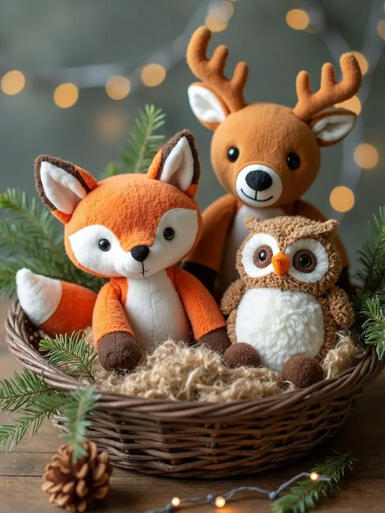 woodland themed baby gift collection
