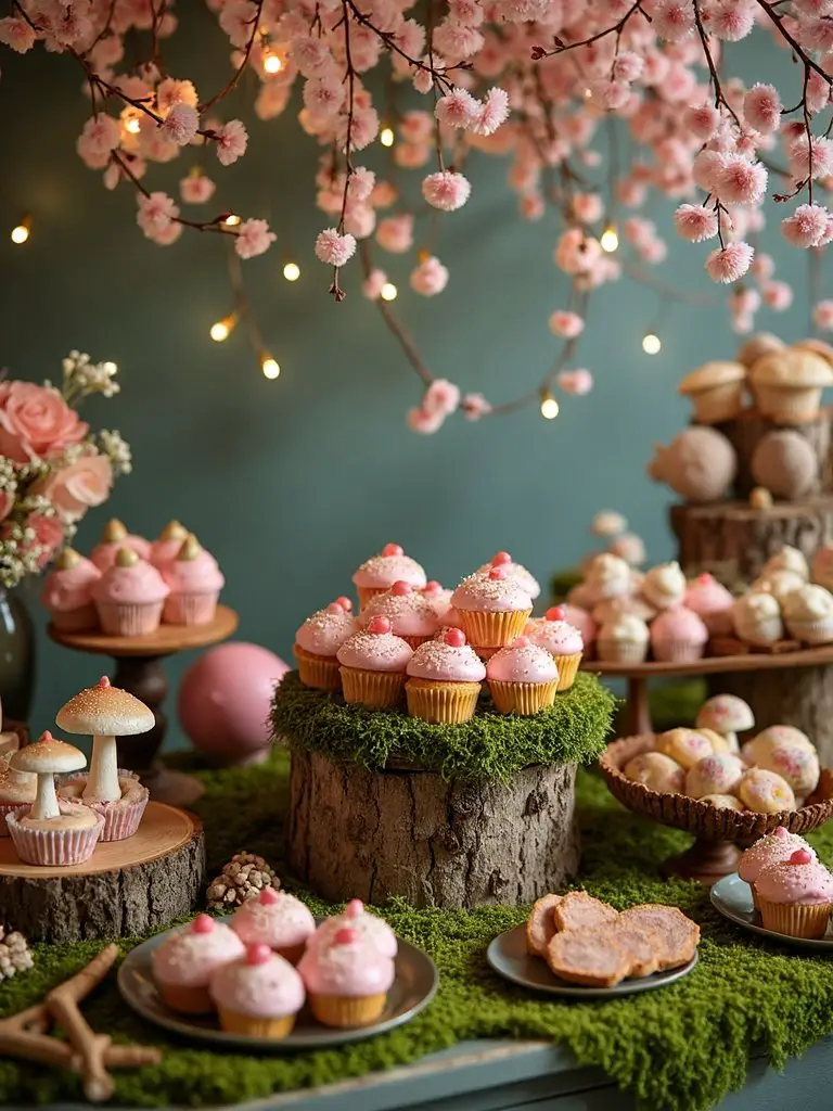woodland themed baby shower celebration