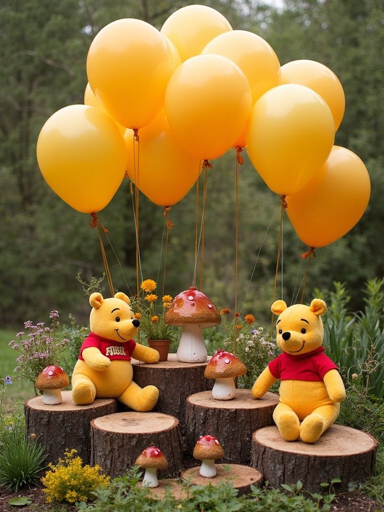 woodland themed baby shower decor