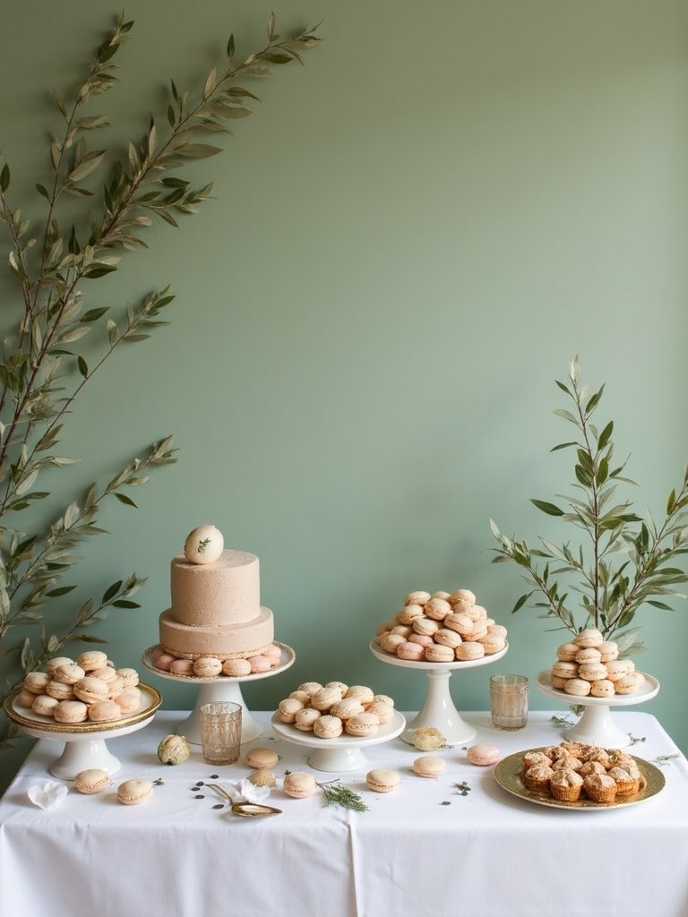 woodland themed refreshment table