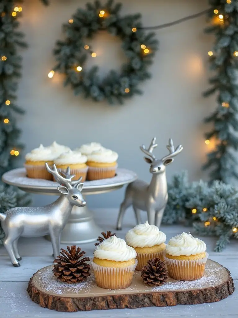woodland winter animal decor