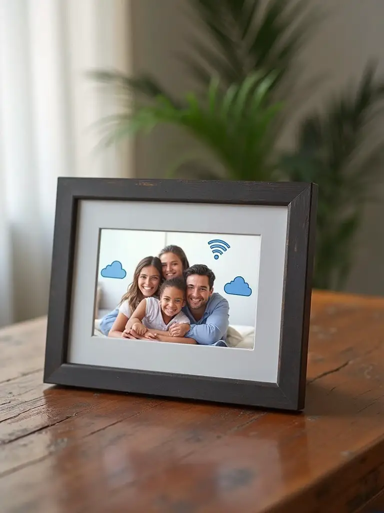 automatic cloud photo frame organization