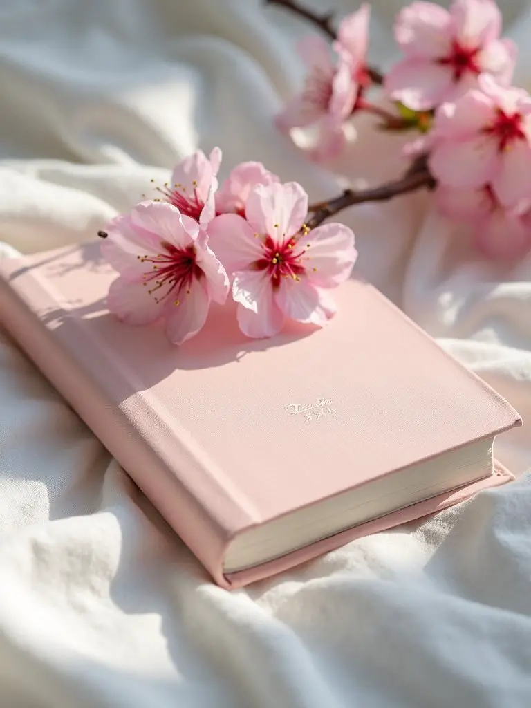 bloom filled journal captures cherished memories