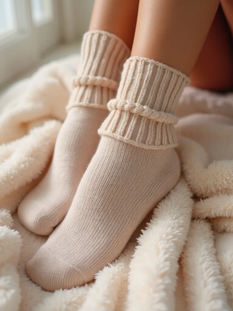 cozy soft luxurious winter socks