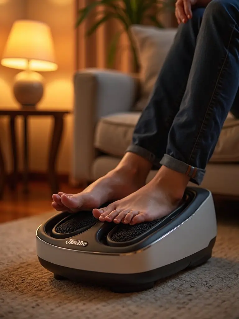 customizable post work foot relaxation experience