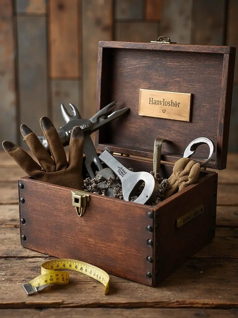 customized handyman gift set personalized