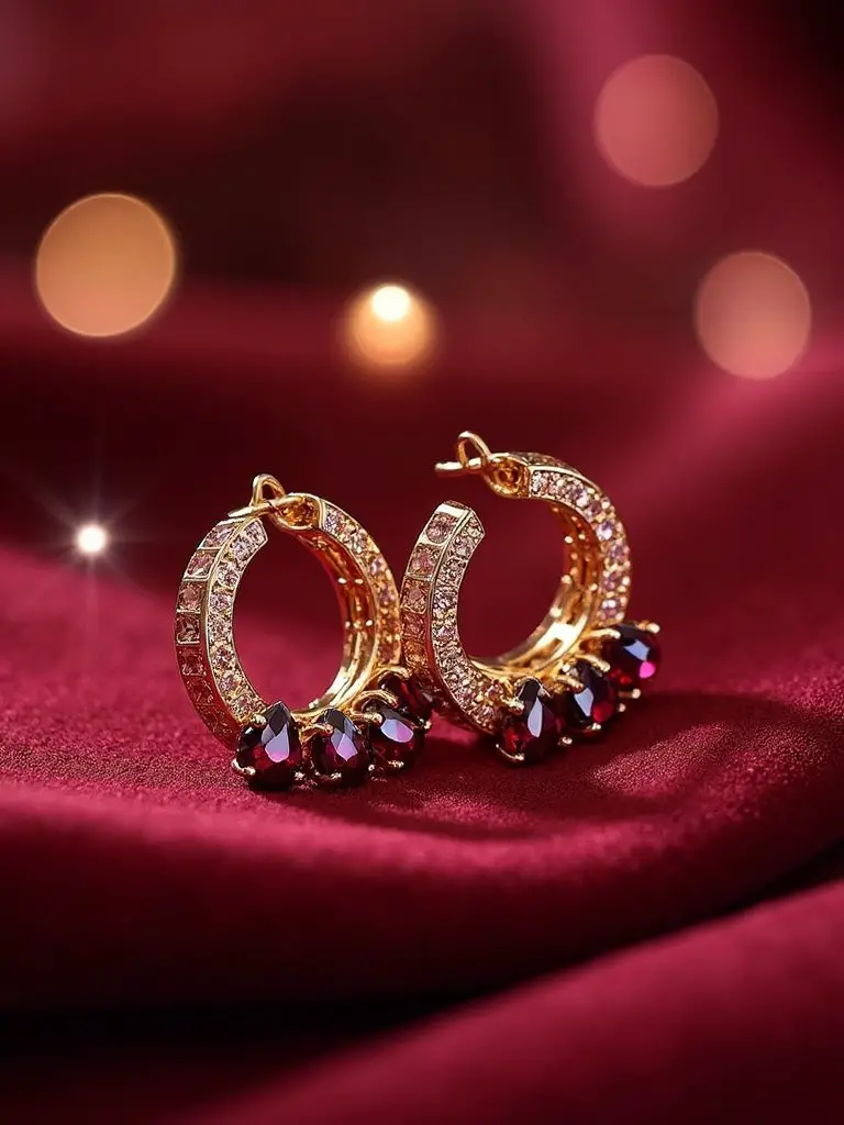 delicate versatile elegant gold crystal earrings