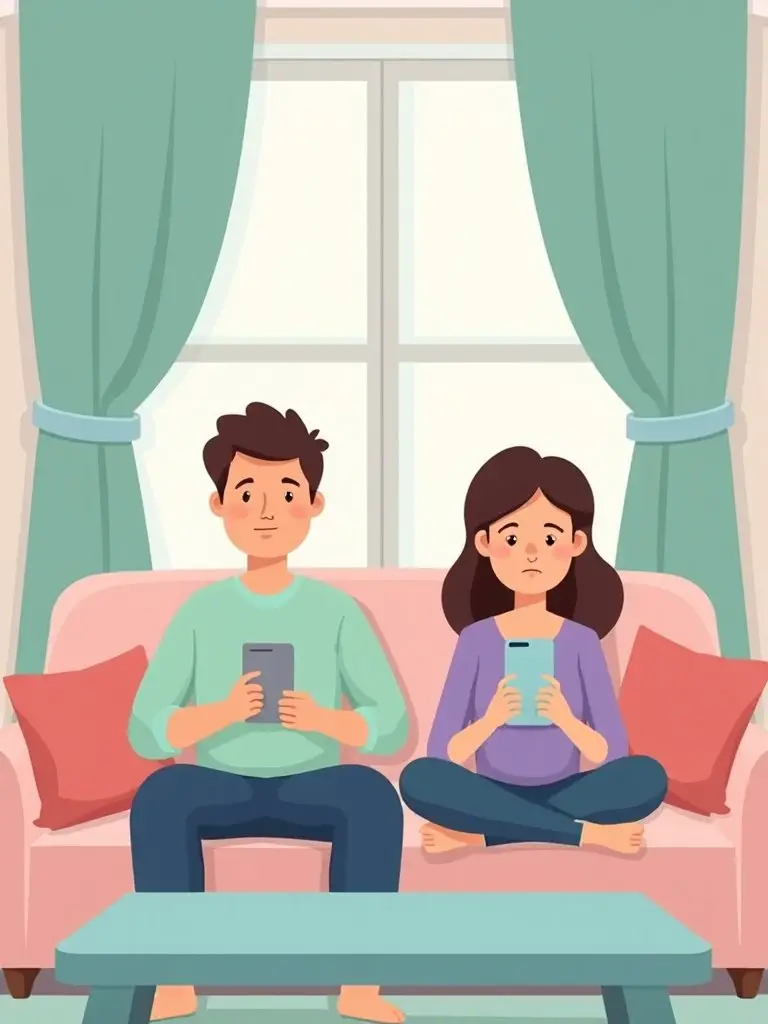 distant detached marital relationship discomfort