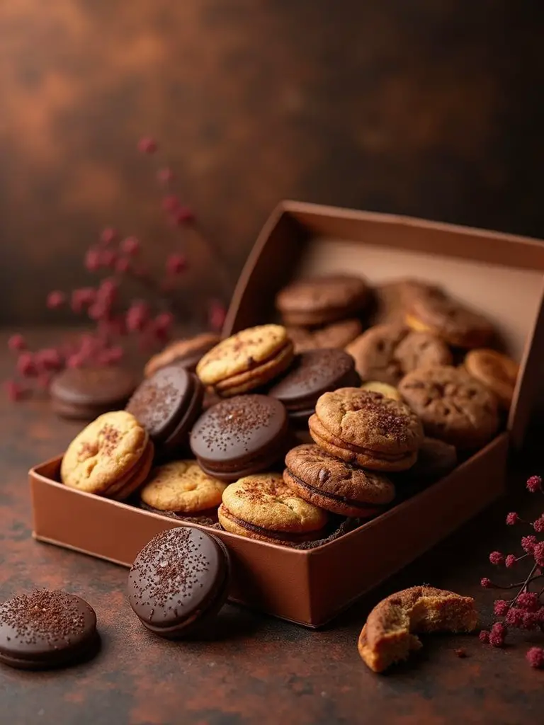 exquisite french chocolate dipped shortbread indulgence
