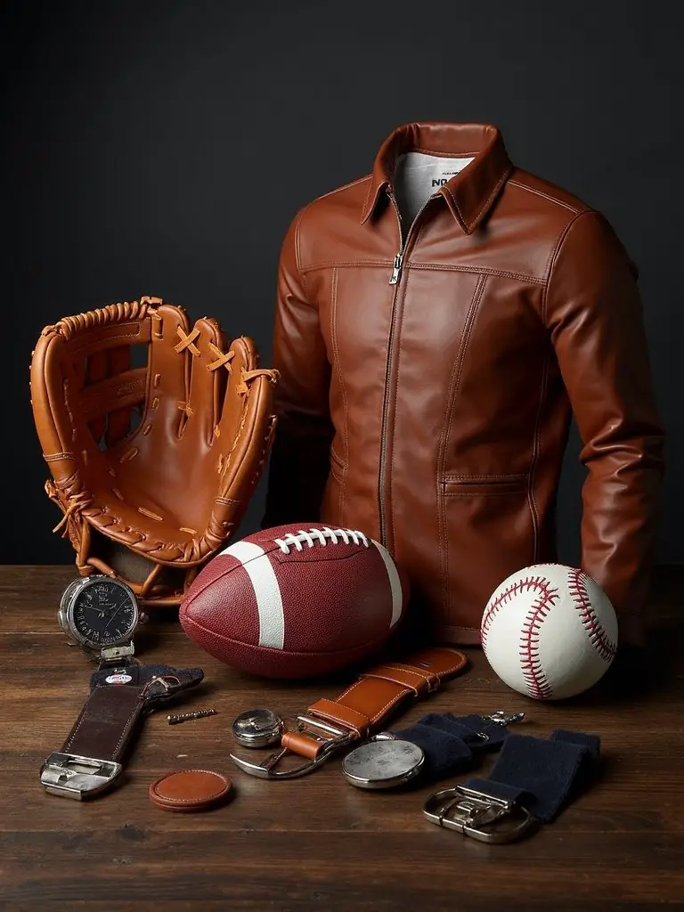 functional stylish sports leather accessories