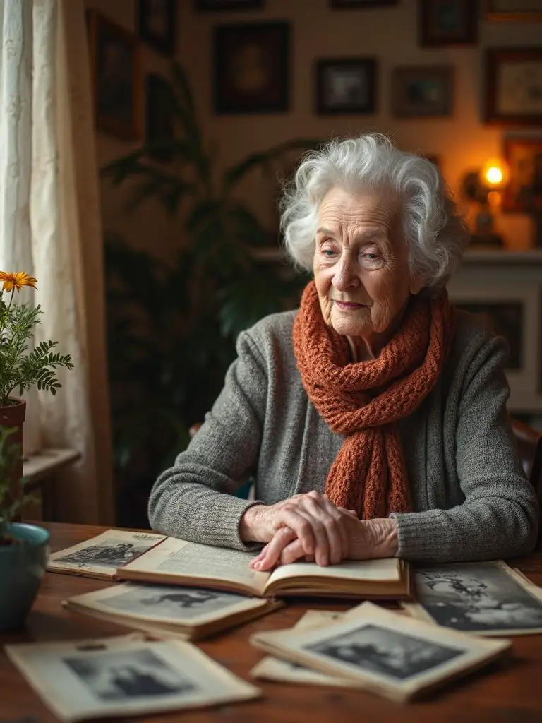 generational storytelling through photo display